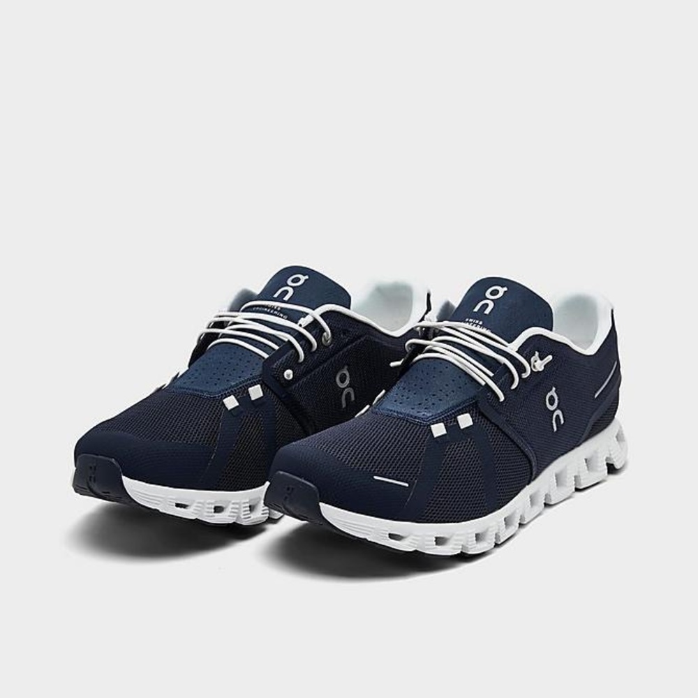 MEN'S ON CLOUD 5 RUNNING SHOES Navy/White  size 11